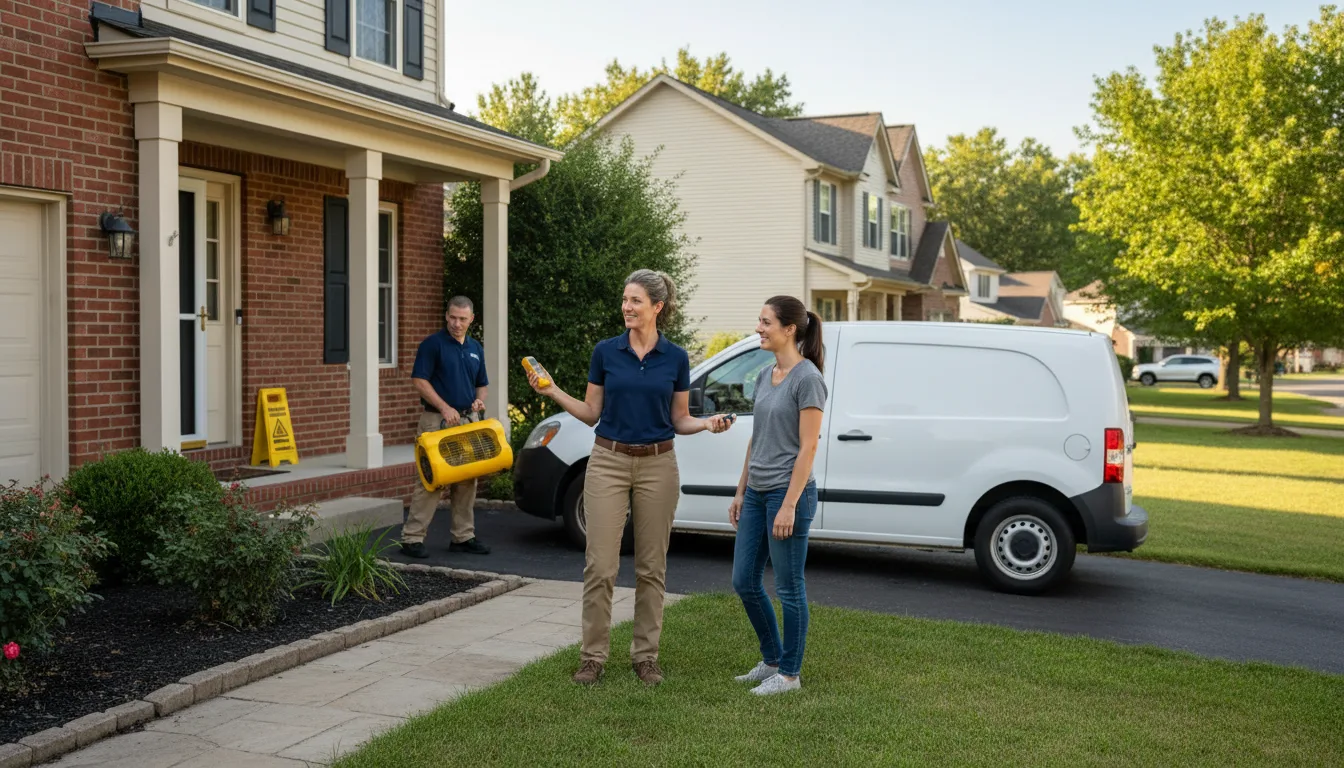 Water restoration image for Water Damage & Restoration Services in Gypsum, KS